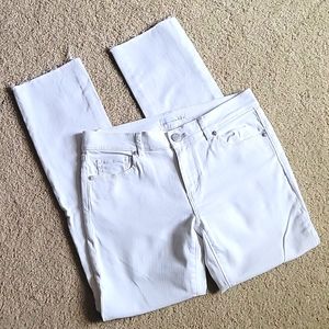 Ann Taylor LOFT Raw Hem Jeans
